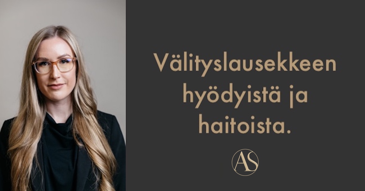 Välityslausekkeen hyödyistä ja haitoista